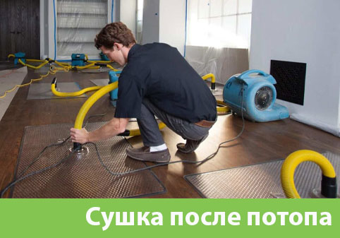 Сушка после потопа в городе Ставрополь